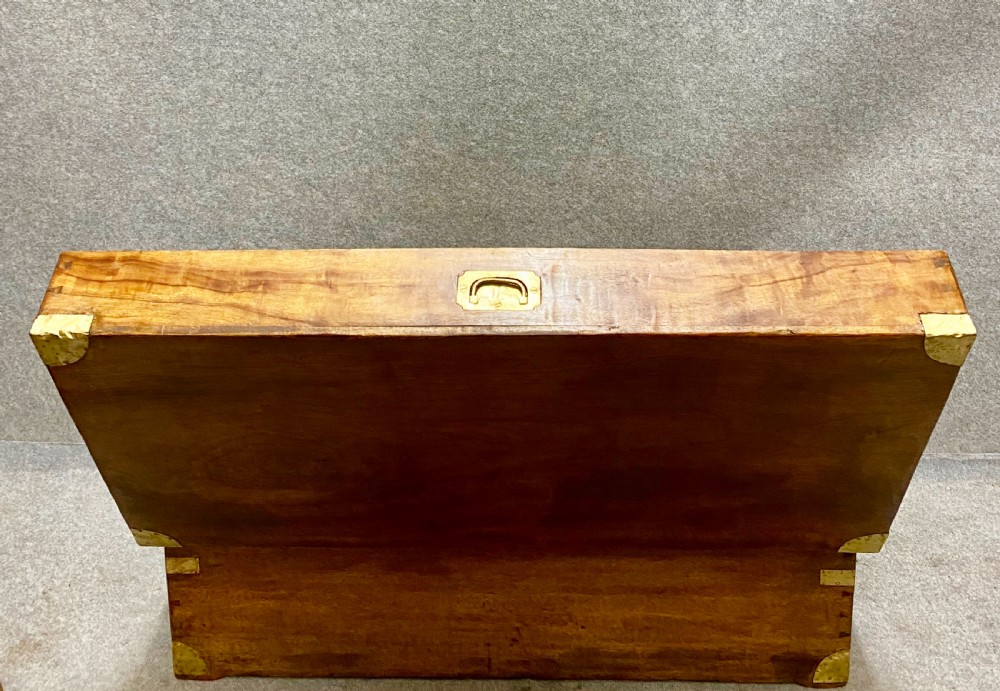 Antique Anglo Indian Camphor Wood Trunk View VI