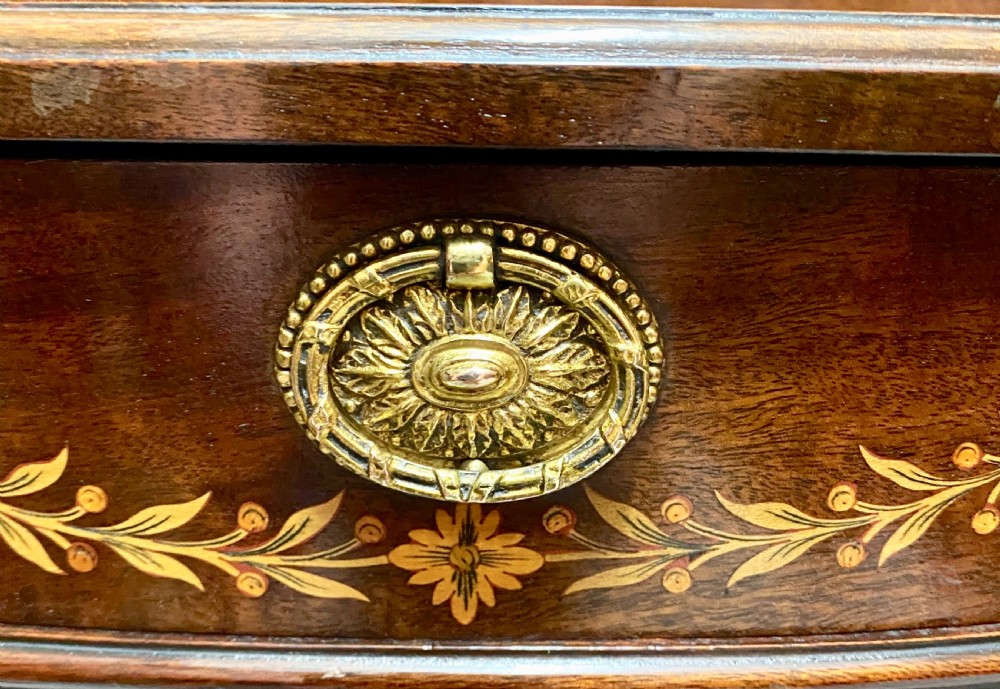 Fine Pair of Sheraton Revival Side Cabinets View XI