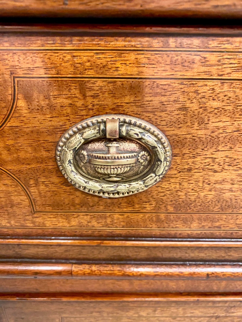 Large & Good Quality 18 drawer Antique Partners Desk View VIII
