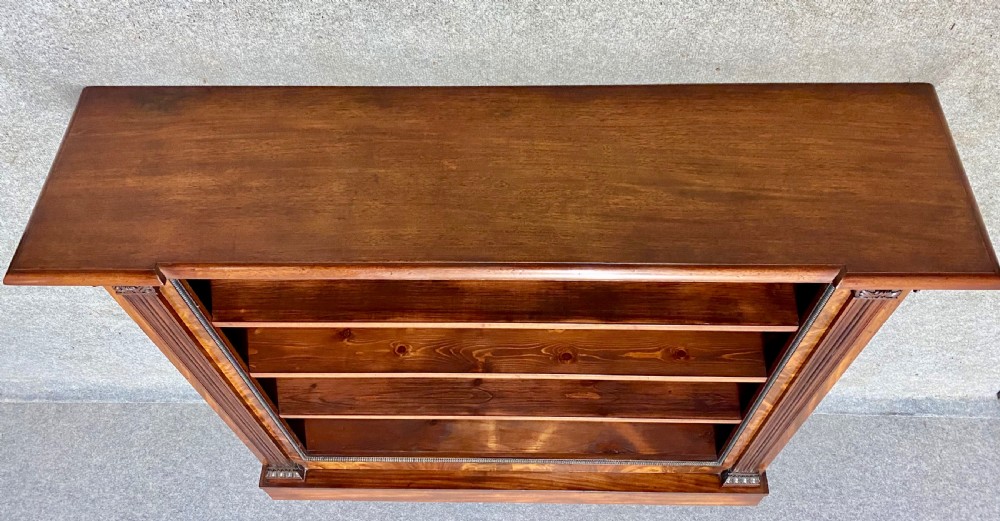 Regency Mahogany Open Bookcase View IX