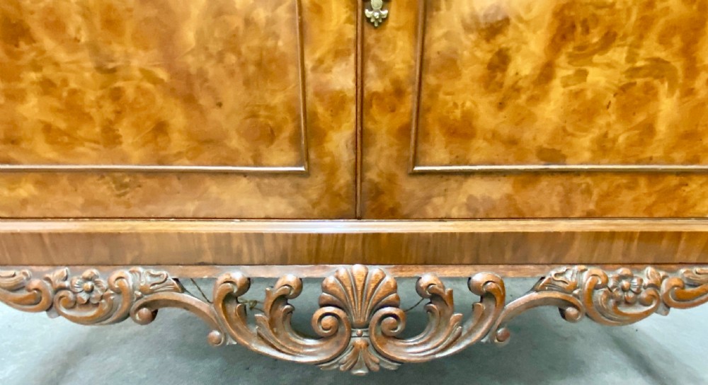 Good Quality Burr Walnut Cocktail Cabinet View XII