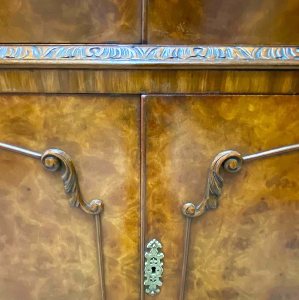 Good Quality Burr Walnut Cocktail Cabinet View XIII