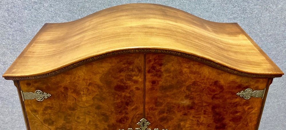 Good Quality Burr Walnut Cocktail Cabinet View XIV
