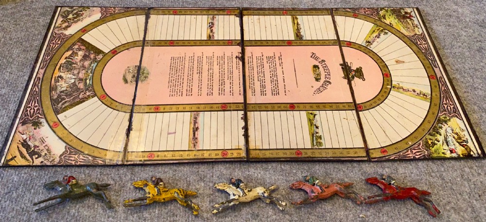 Complete Victorian Coromandel Wood Games Compendium View V