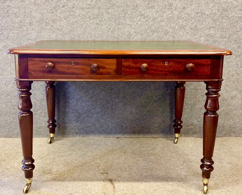 Good Freestanding Victorian Writing Table View III
