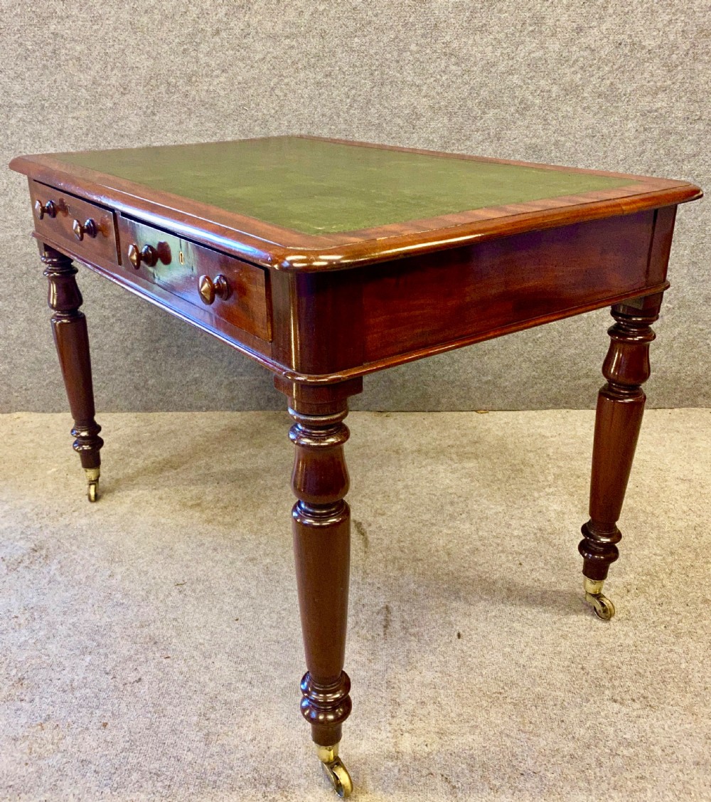 Good Freestanding Victorian Writing Table View VI