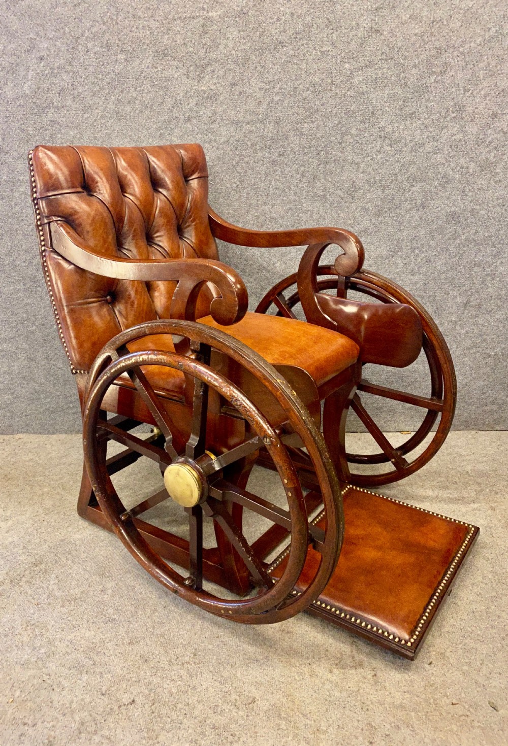 Unusual 19th.Century Wheelchair