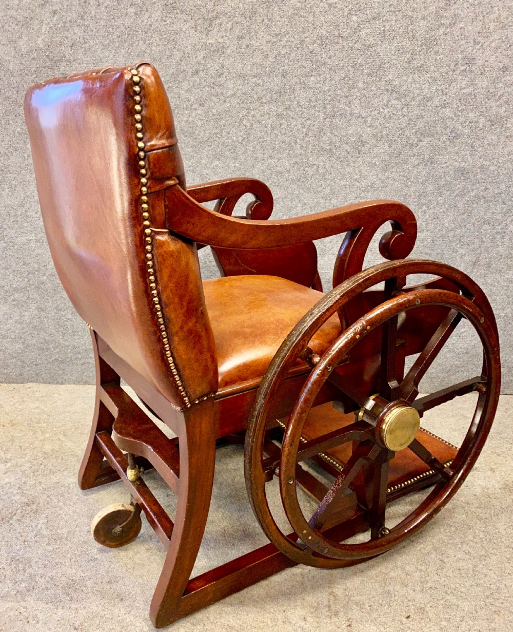 Unusual 19th.Century Wheelchair View II