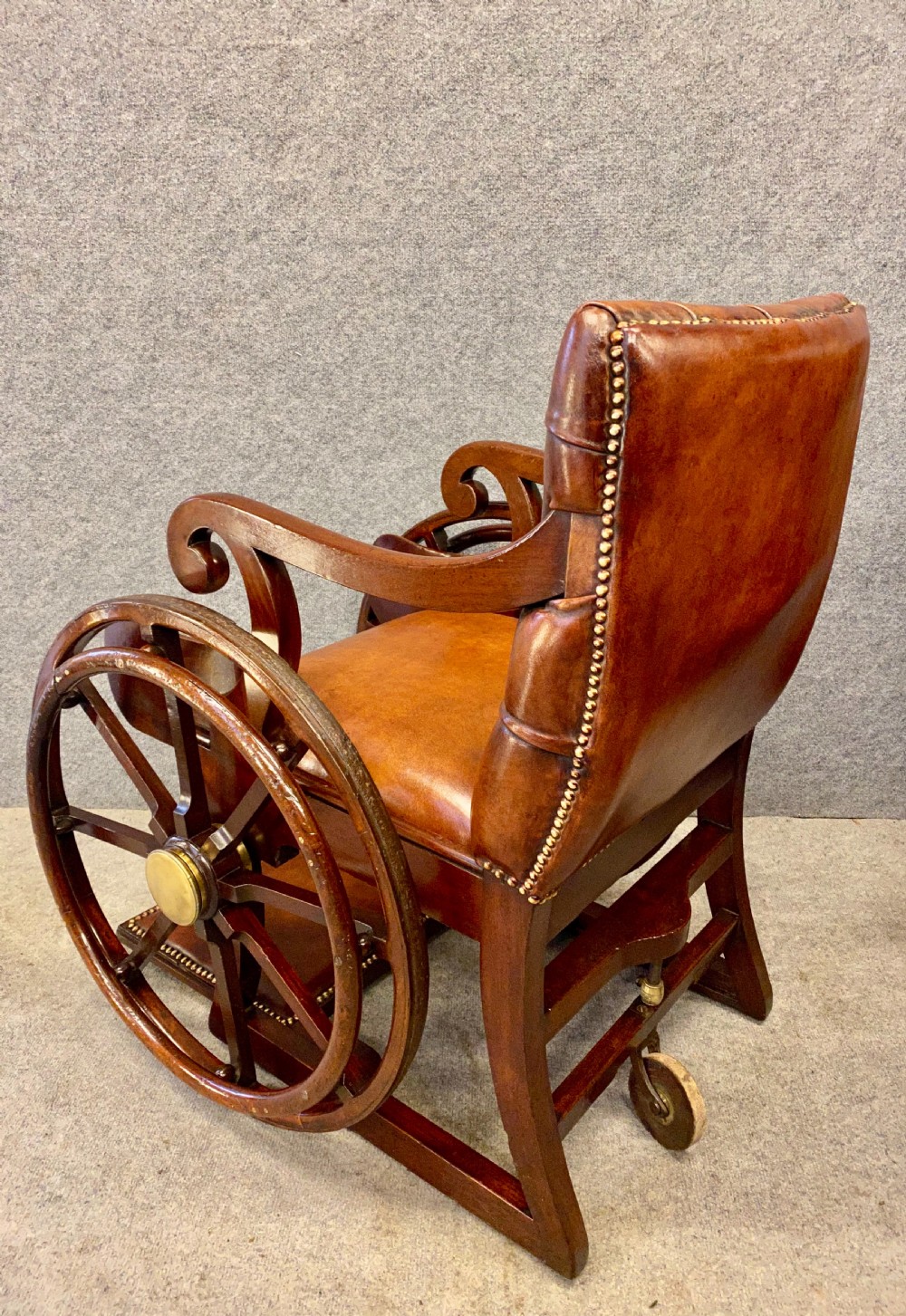 Unusual 19th.Century Wheelchair View V