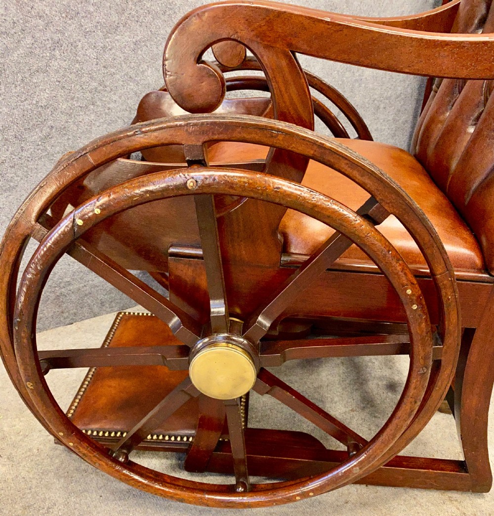 Unusual 19th.Century Wheelchair View VI