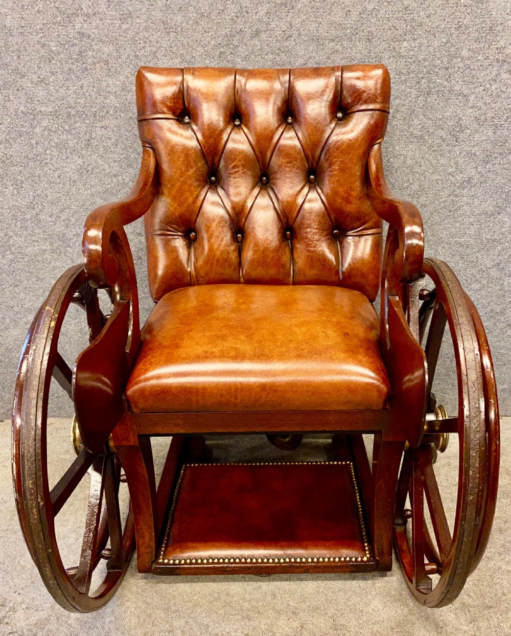 Unusual 19th.Century Wheelchair View IX