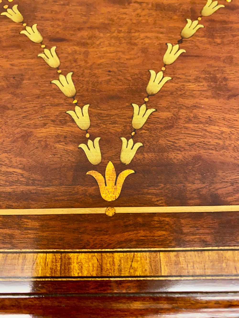 Good Quality Edwardian Inlaid Revolving Bookcase View III