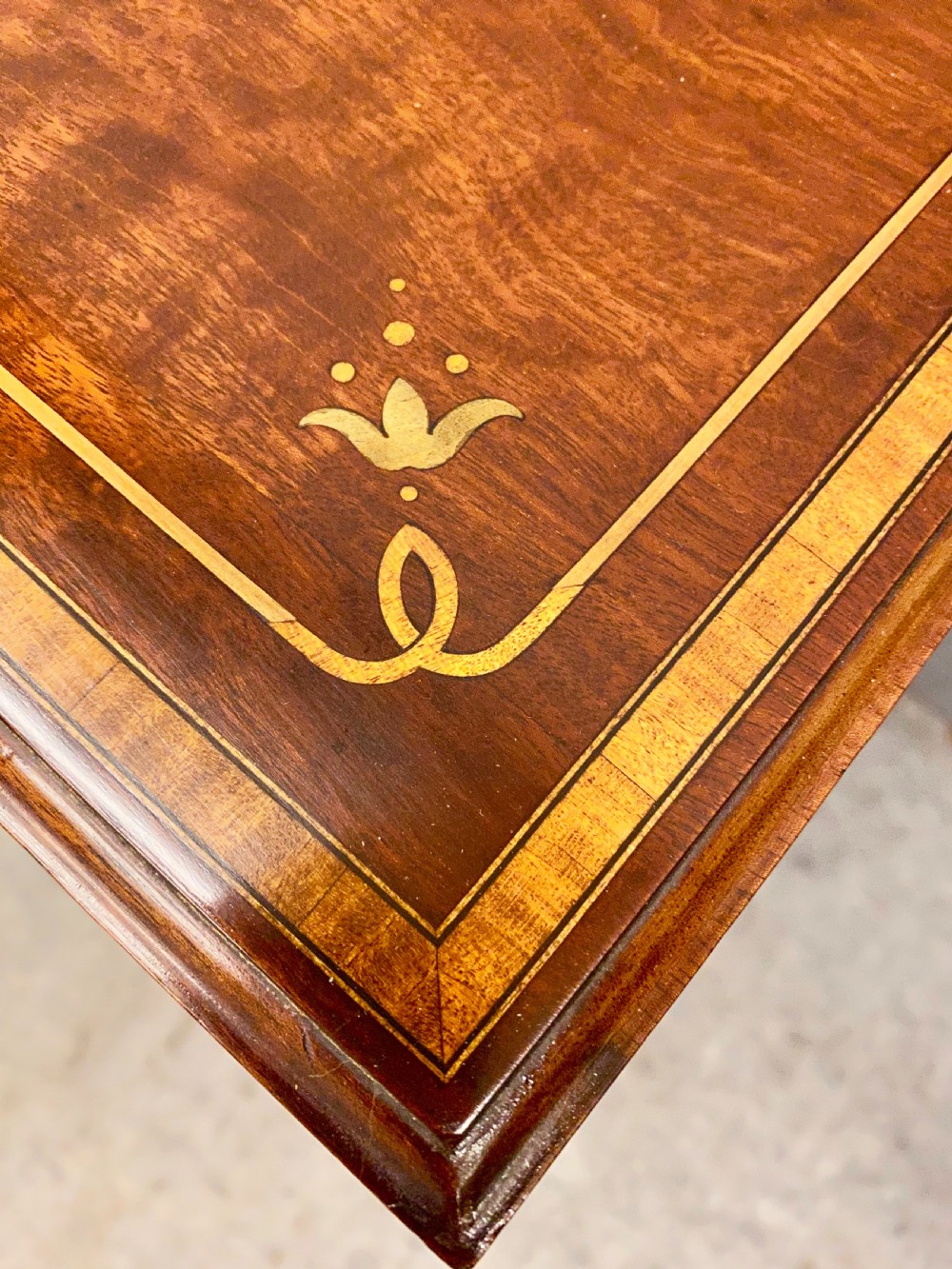Good Quality Edwardian Inlaid Revolving Bookcase View IV