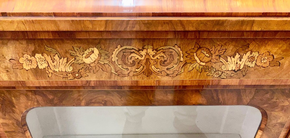 Pair of Victorian Marquetry Inlaid Side Cabinets View VI