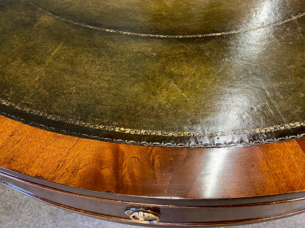 Regency Style Mahogany Drum Table View IX