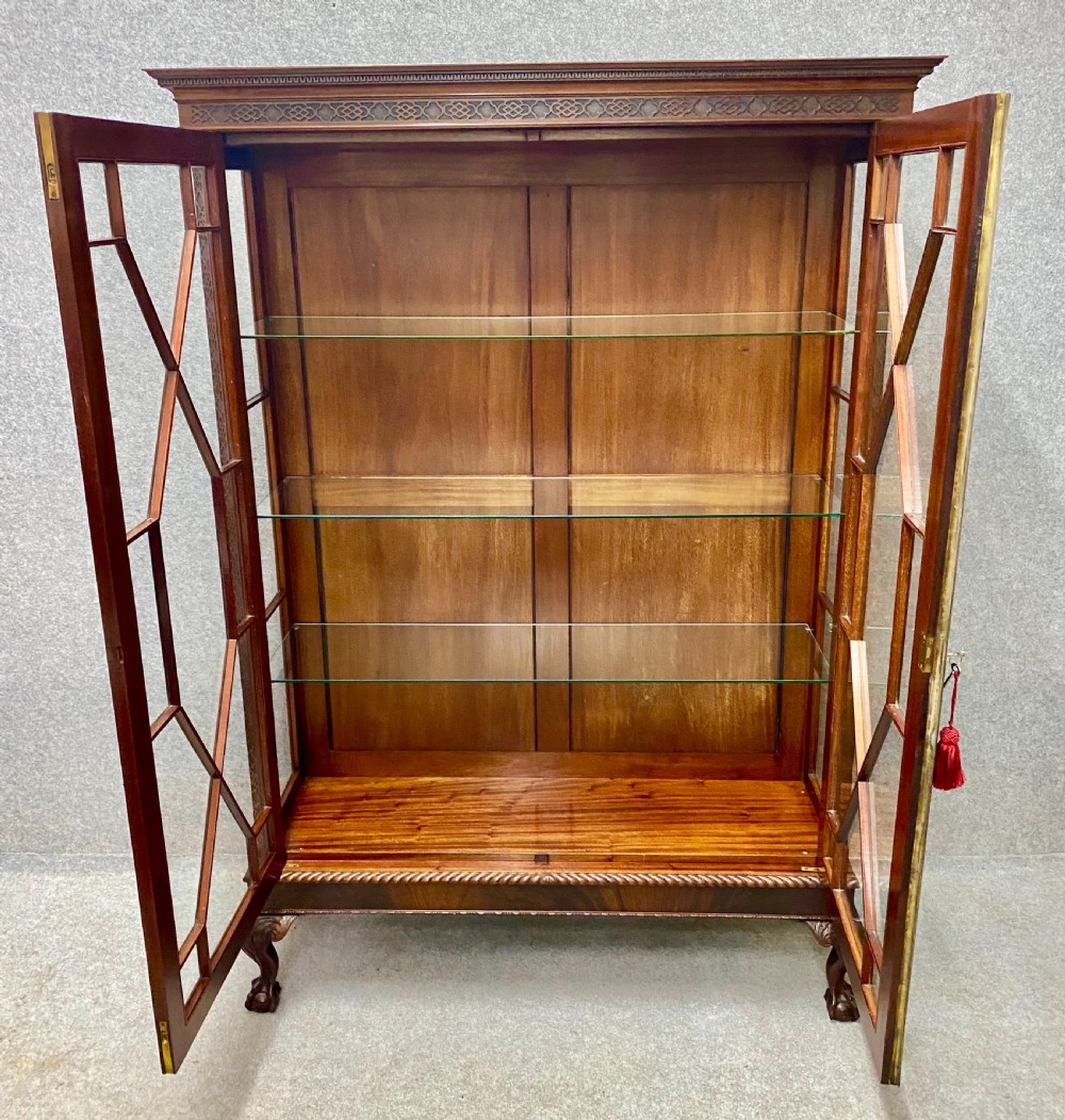 Edwardian Mahogany Display Cabinet View VI
