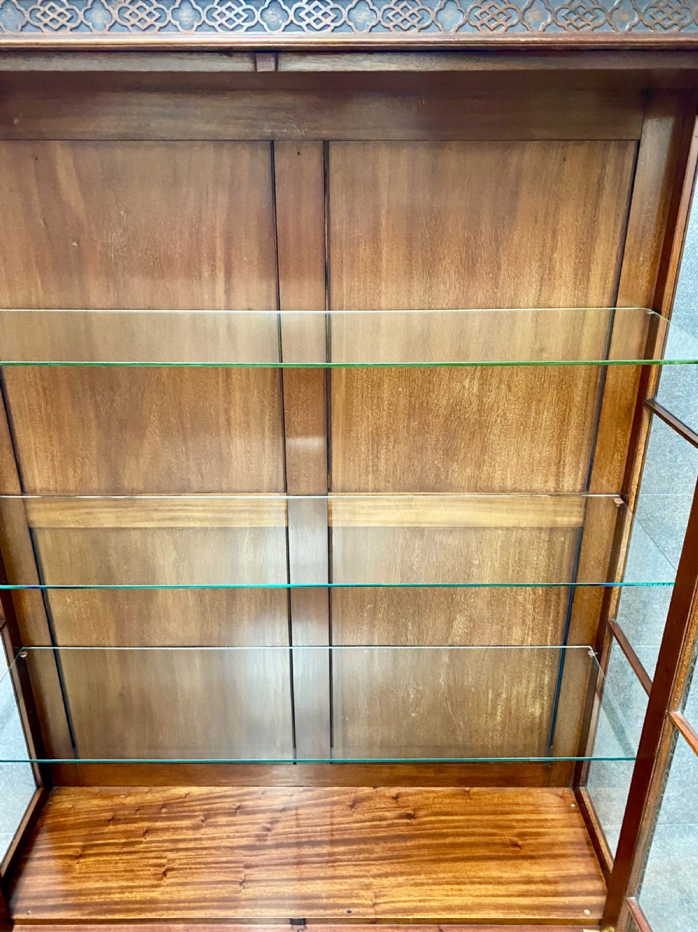 Edwardian Mahogany Display Cabinet View VII