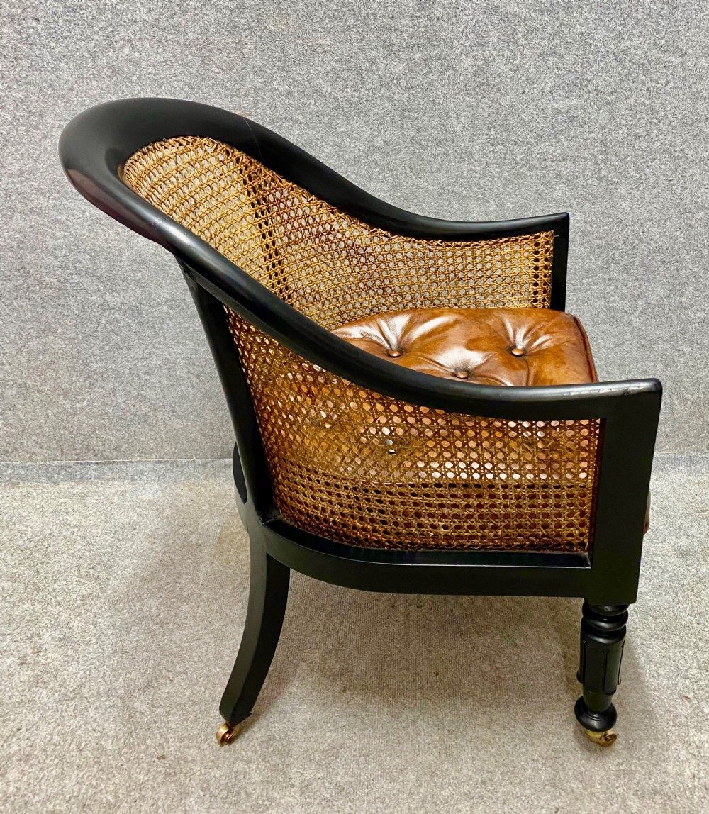 William IV Bergere Chair View II