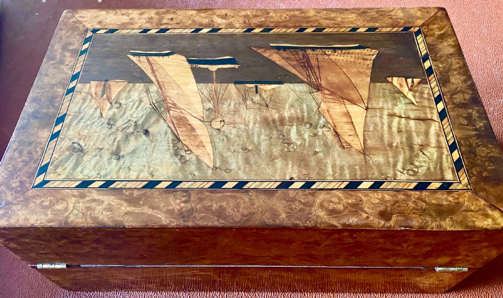 Unusual Trinity House Writing Box View V