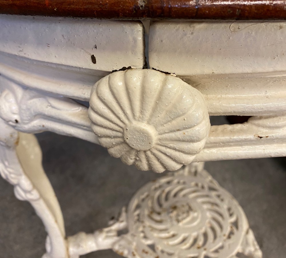 Victorian Cast Iron Conservatory Pub Table View V
