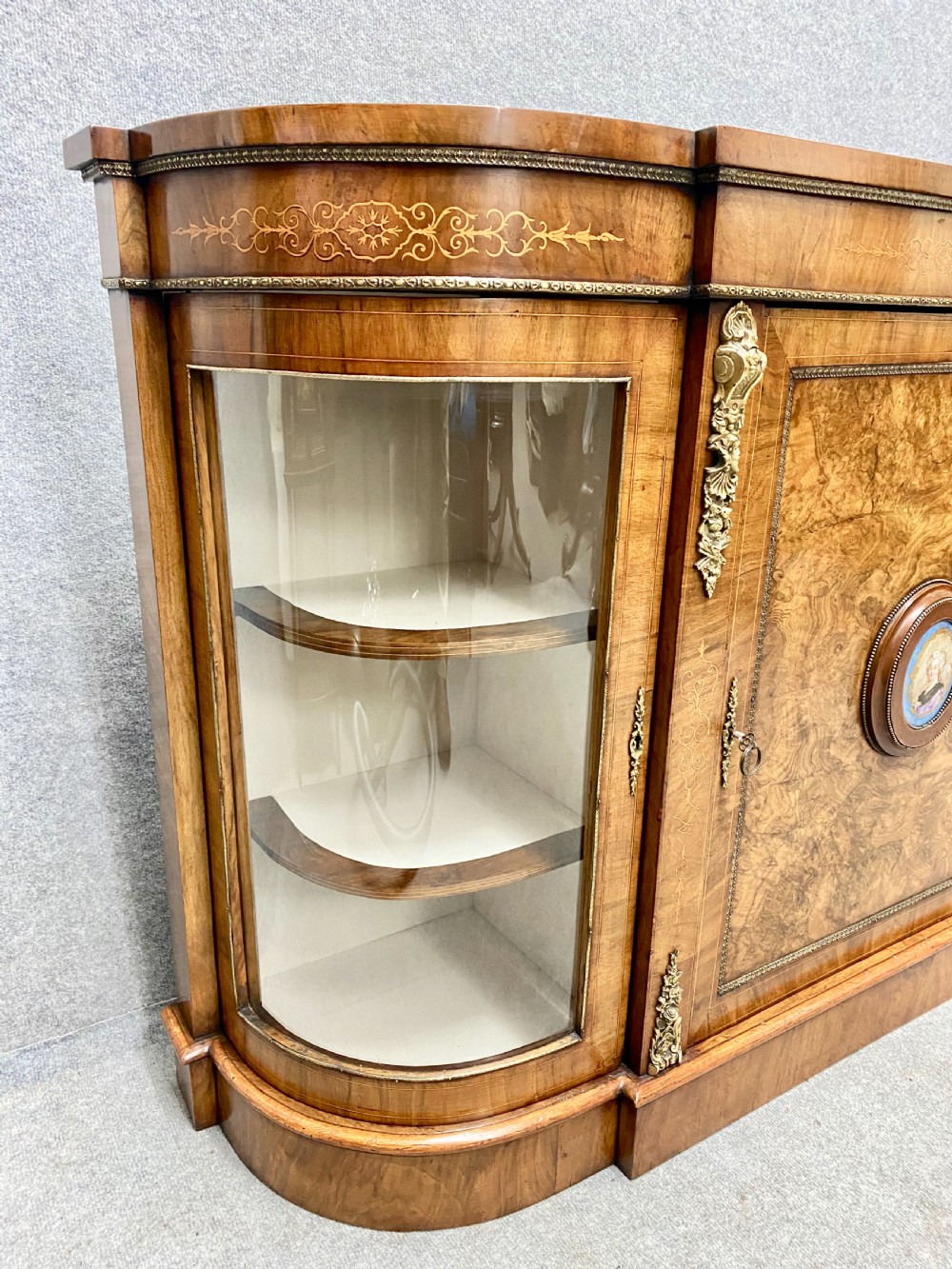 Victorian Side Cabinet Credenza View IV