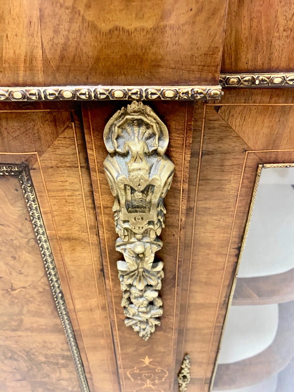 Victorian Side Cabinet Credenza View VI