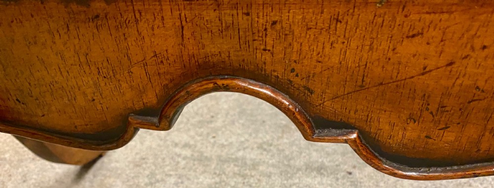 Queen Anne Style Walnut Cheval Mirror View IX