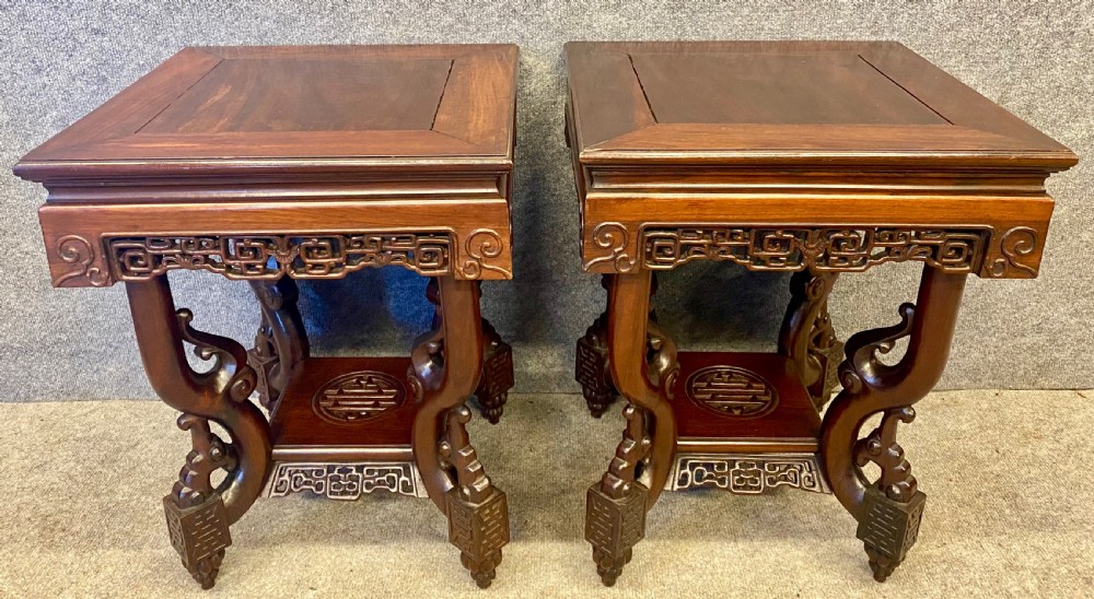 Good Pair of Chinese Lamp Tables