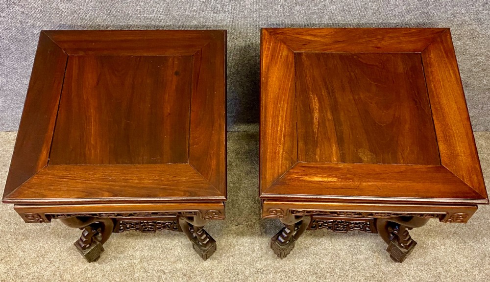 Good Pair of Chinese Lamp Tables View VI
