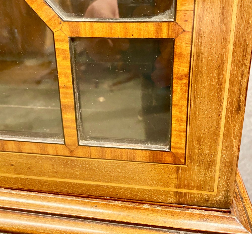 Good Quality Antique Inlaid Bureau Bookcase View VII