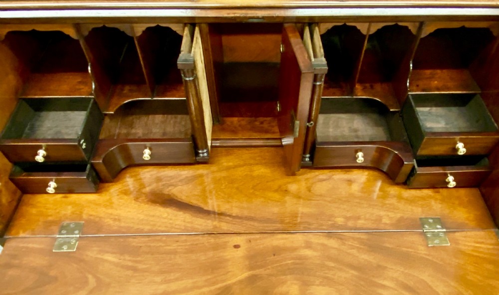 Good Quality Antique Inlaid Bureau Bookcase View XIII
