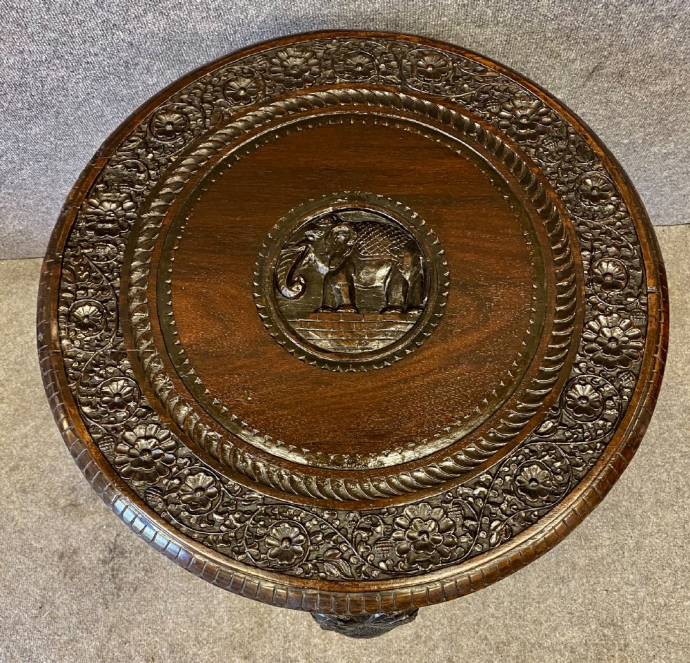 Anglo Indian Elephant Coffee Table View III