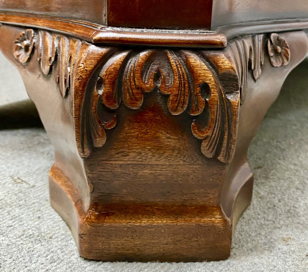 Superb Antique 18 Drawer  Chippendale Style Mahogany Partners Desk View VI