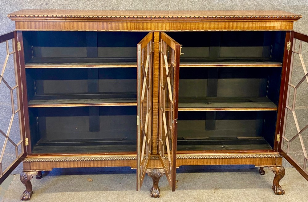 Edwardian 4 Door Mahogany Bookcase View VI