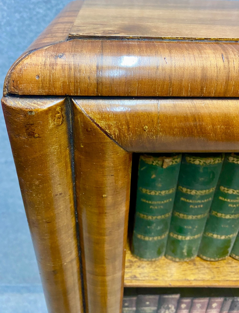 Art Deco Open Walnut Bookcase View VIII