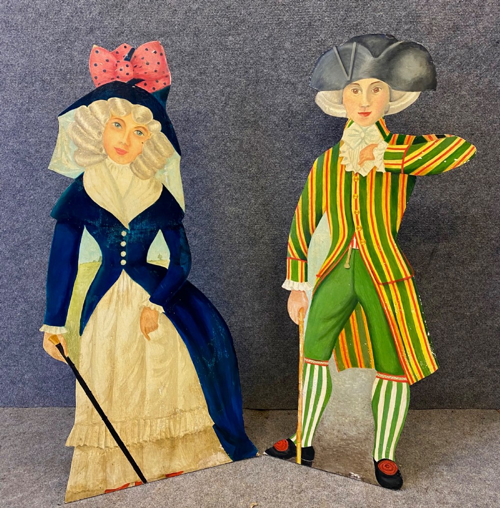 Pair of Period Dressed Dummy Boards