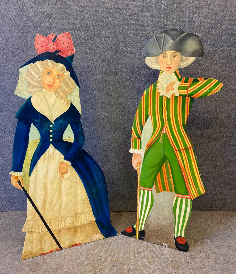 Pair of Period Dressed Dummy Boards View III
