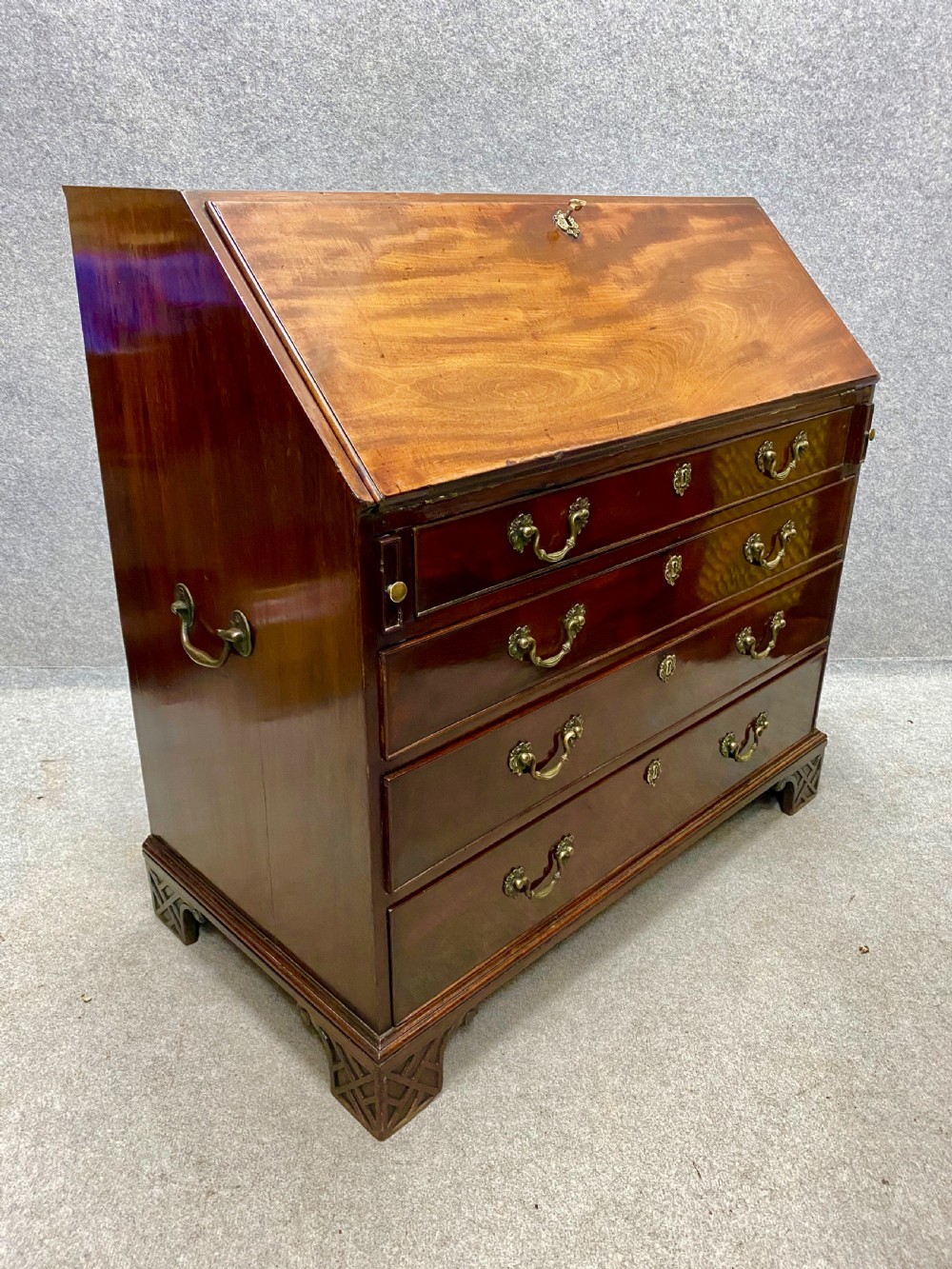 George II Mahogany Bureau