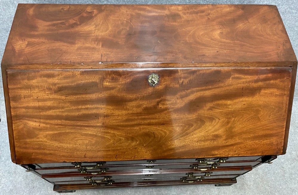 George II Mahogany Bureau View III