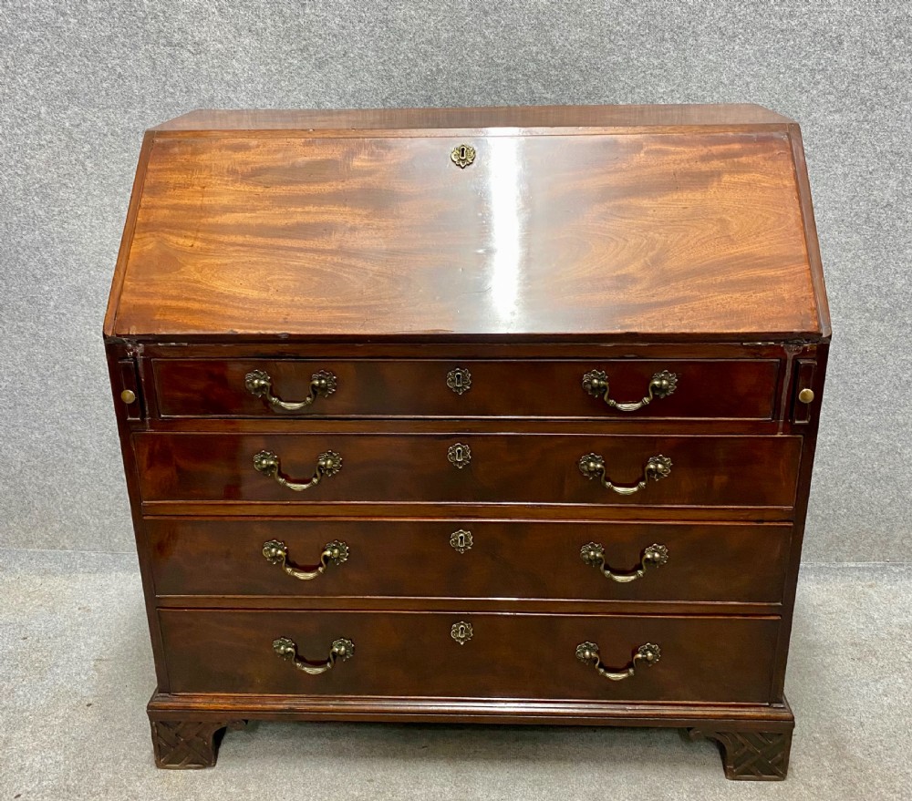 George II Mahogany Bureau View IV