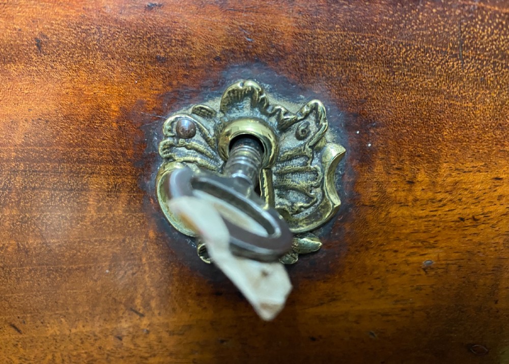 George II Mahogany Bureau View IX