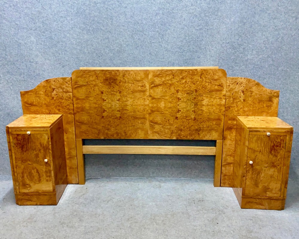 Superb  Large Art Deco Bed View III