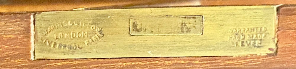 Waring & Gillows Walnut Breakfront Bookcase View II