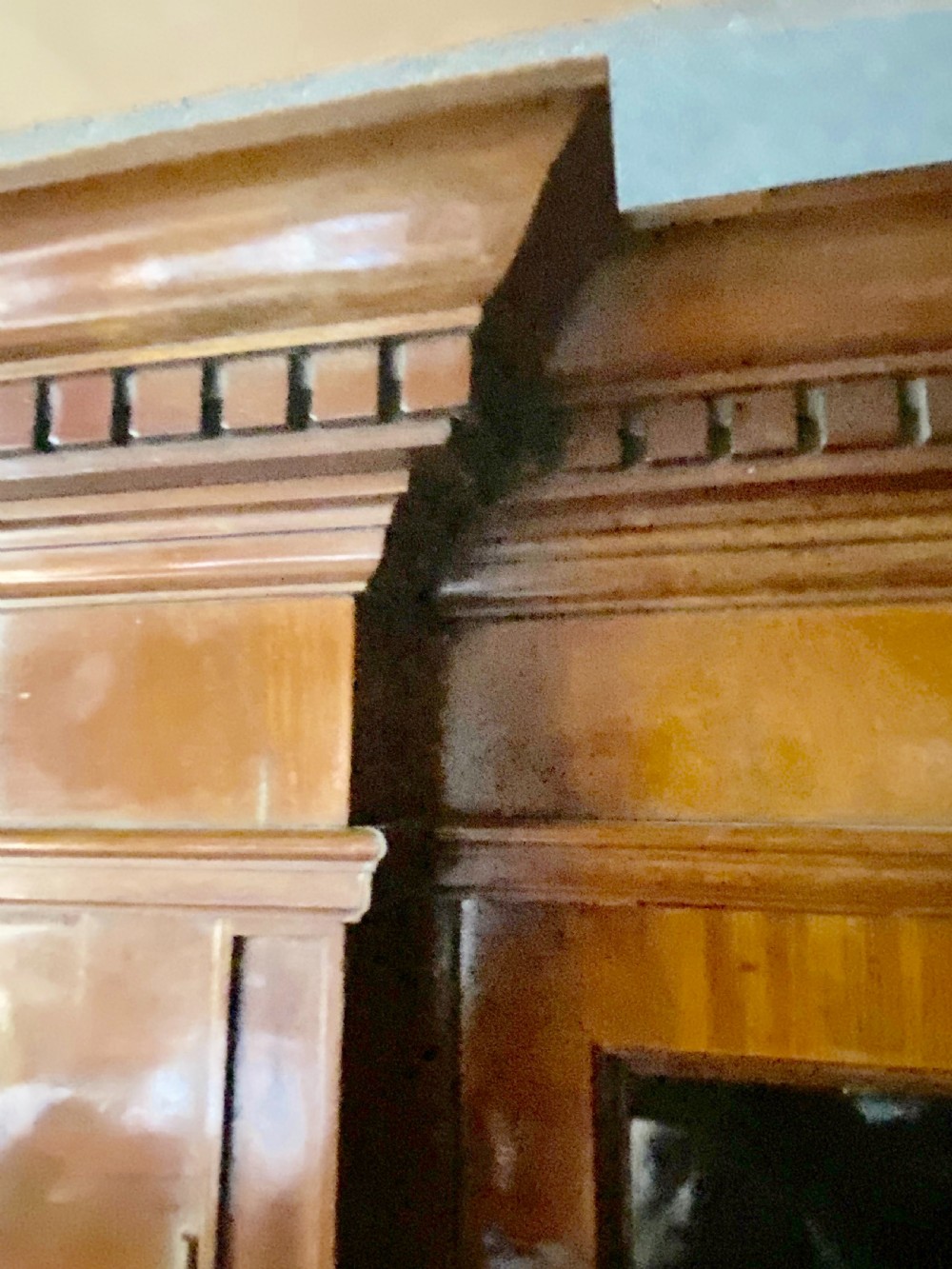 Waring & Gillows Walnut Breakfront Bookcase View IX