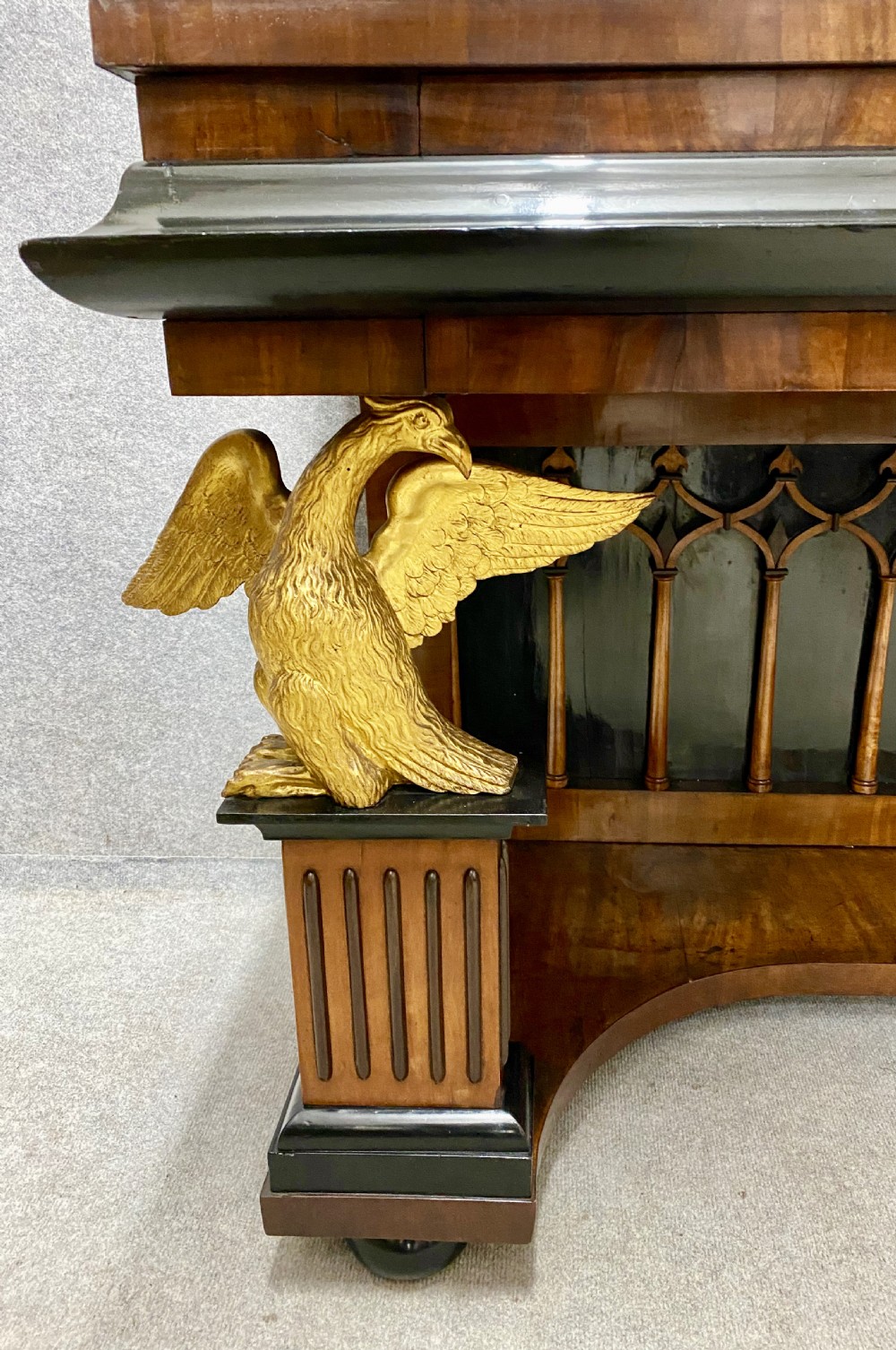 Spectacular Antique Console Table View IV
