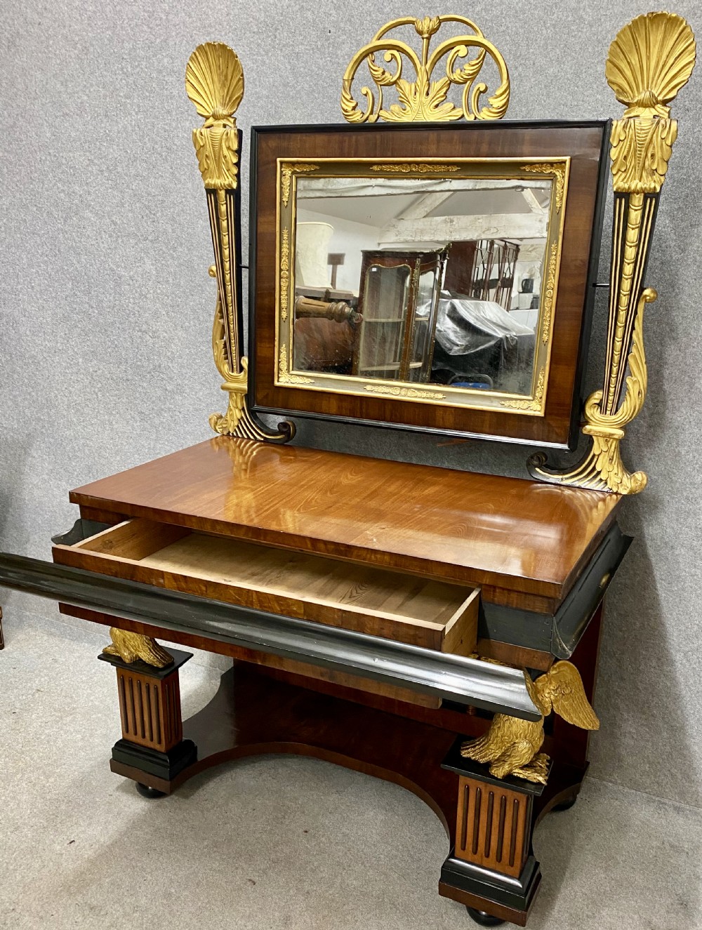 Spectacular Antique Console Table View XII