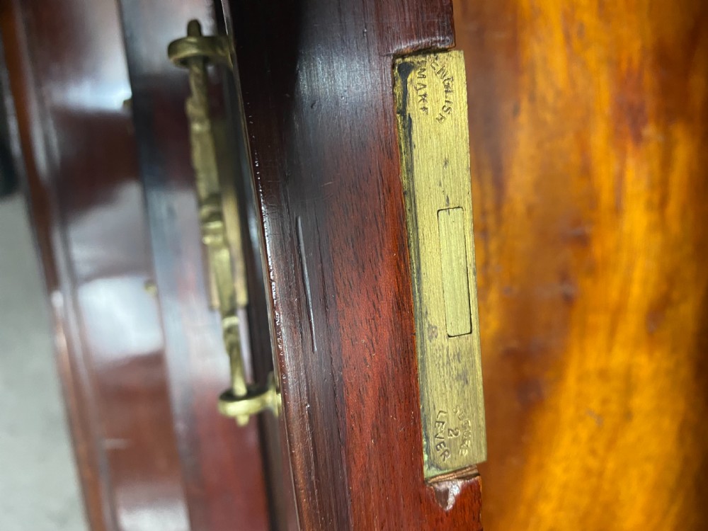 Unusual Antique Mahogany Secretaire Bookcase View XV