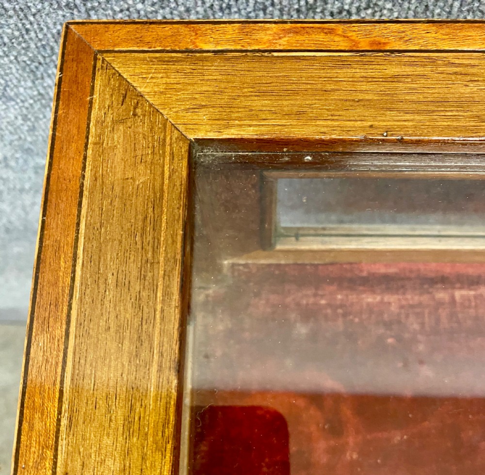 Edwardian Mahogany & Inlaid Bijouterie Cabinet View IV