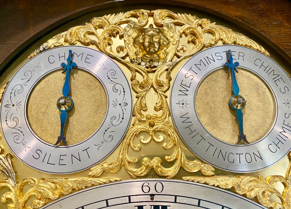 Superb Maple & Co. Musical Longcase Clock View VI