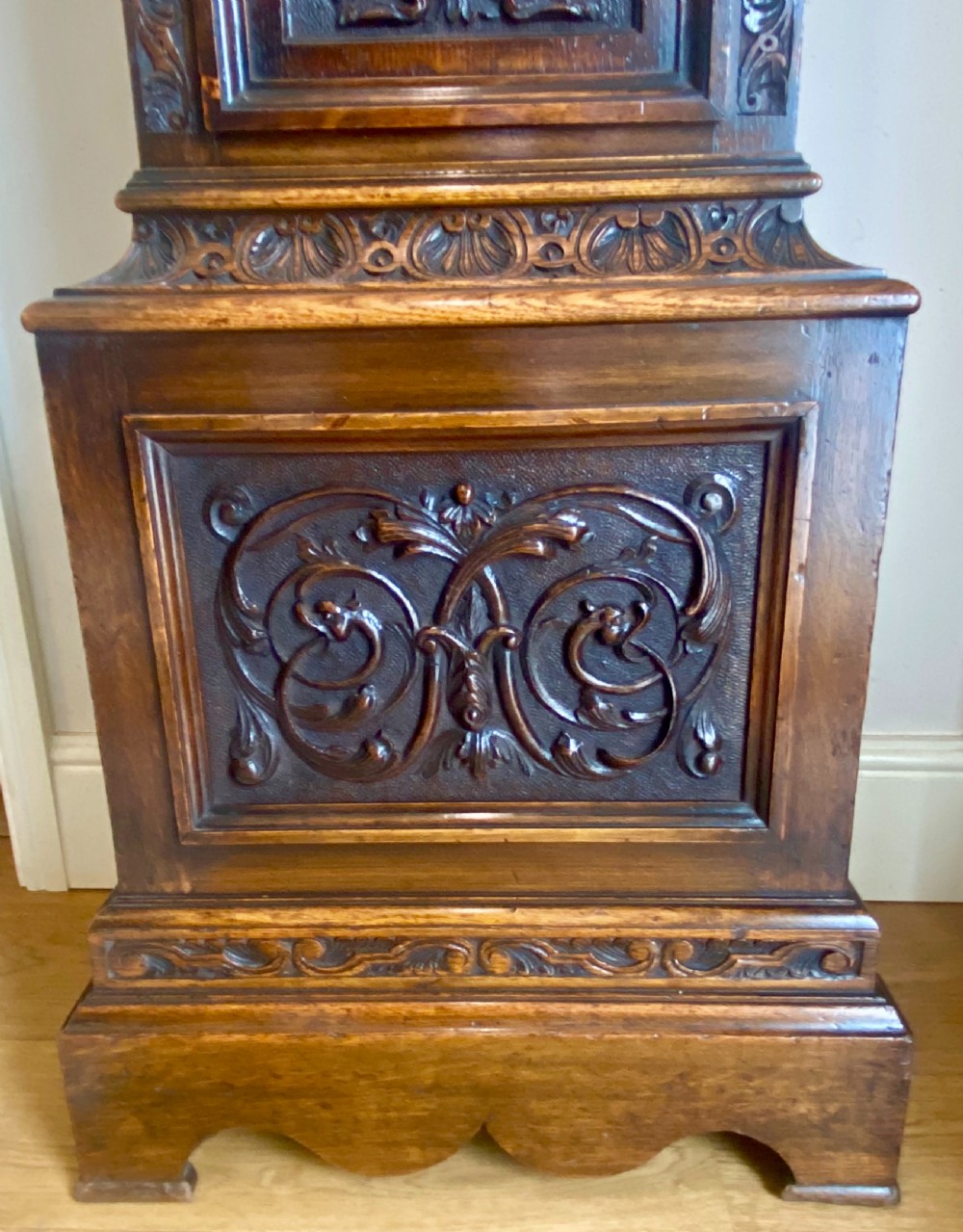 Superb Maple & Co. Musical Longcase Clock View XIV